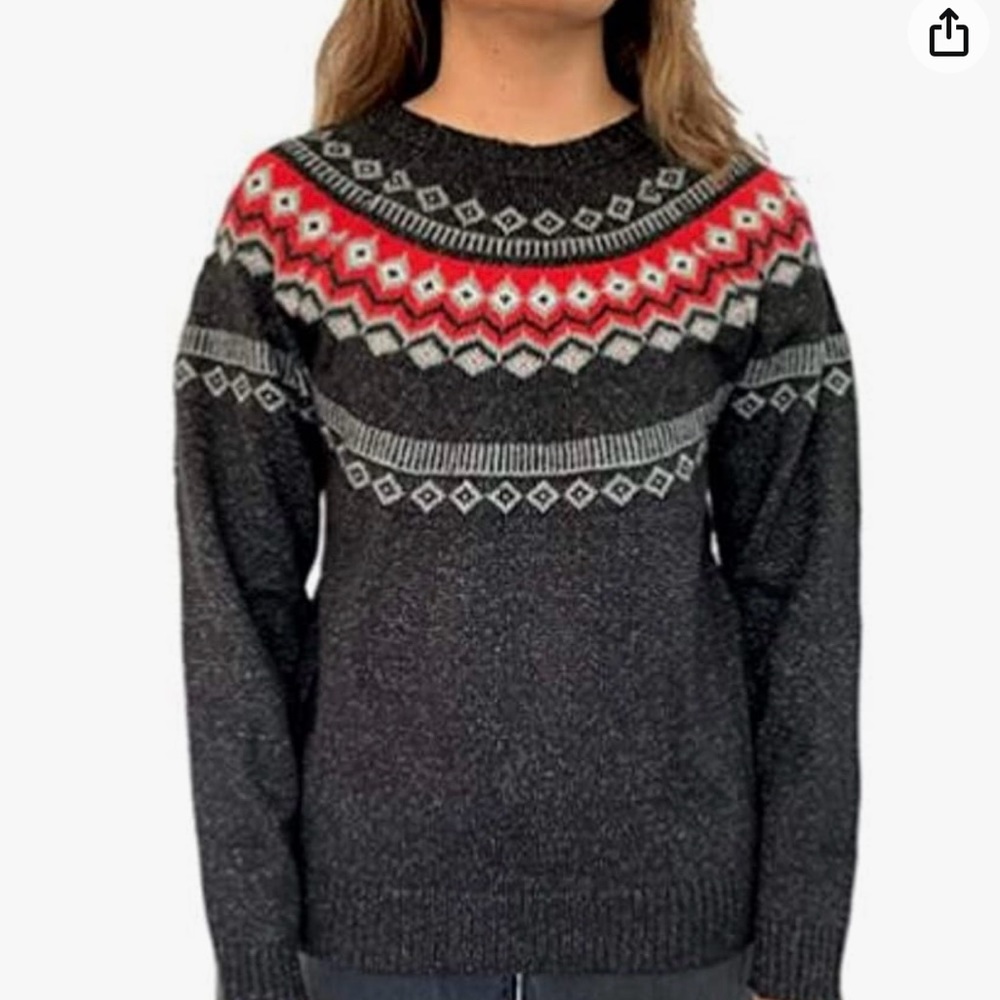 Weatherproof Fairisle Vintage Sweater M
